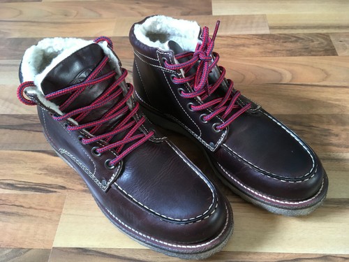 Buffalo boots leder braun - leder,